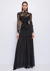 GAUDì 521FD15011 Abito da donna con pizzo e foulard